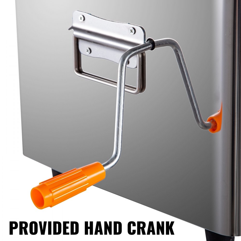 VEVOR Meat Cutting Machine Commercial 5 mm Cut Thickness Cutter Meat Machine 331lbs/H Commercial Electric Meat Slicing 850W Meat Cutter Machine Stainless Steel Electric Meat Cutter with Crank Handle