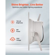 10 Pack LED Recessed Lighting 4 Inch Retrofit Can Lights 750 LM 9W 120V 5CCT