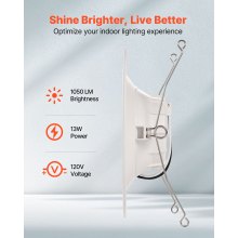 12 Pack LED Recessed Lighting 5/6 Inch Retrofit Can Lights 1050 LM 13W 5CCT