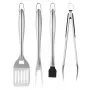 4PCS Grilling Tool Set BBQ Grill Accessories Stainless Steel Barbecue Utensil