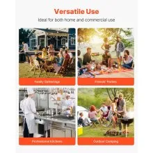 4PCS Grilling Tool Set BBQ Grill Accessories Stainless Steel Barbecue Utensil
