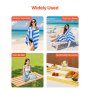 Beach Towel 4 Pack Large Pool Towel 30 x 60 in 100% Cotton Swimming Towel