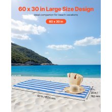 Beach Towel 4 Pack Large Pool Towel 30 x 60 in 100% Cotton Swimming Towel