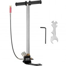 VEVOR High Pressure Hand Pump 3 Stage up to 4500 psi PCP Pump Safe and Convenient Airgun PCP Pump High Pressure Hand Pump for High Pressure Tires and Pre-Charged Pneumatic Airguns