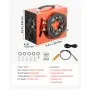 VEVOR PCP Air Compressor 4500PSI PCP Airgun Compressor & Built-in Converter, Auto Stop 350W DC12V/AC230V Portable Paintball Tank Compressors for Air Rifle, Scuba Diving Bottle