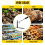 VEVOR Stainless Steel Oyster Shucker Tool Set, Clam Opener Machine with G-Clip for Easy Operation, Solid Option for Hotel Buffets or Gift