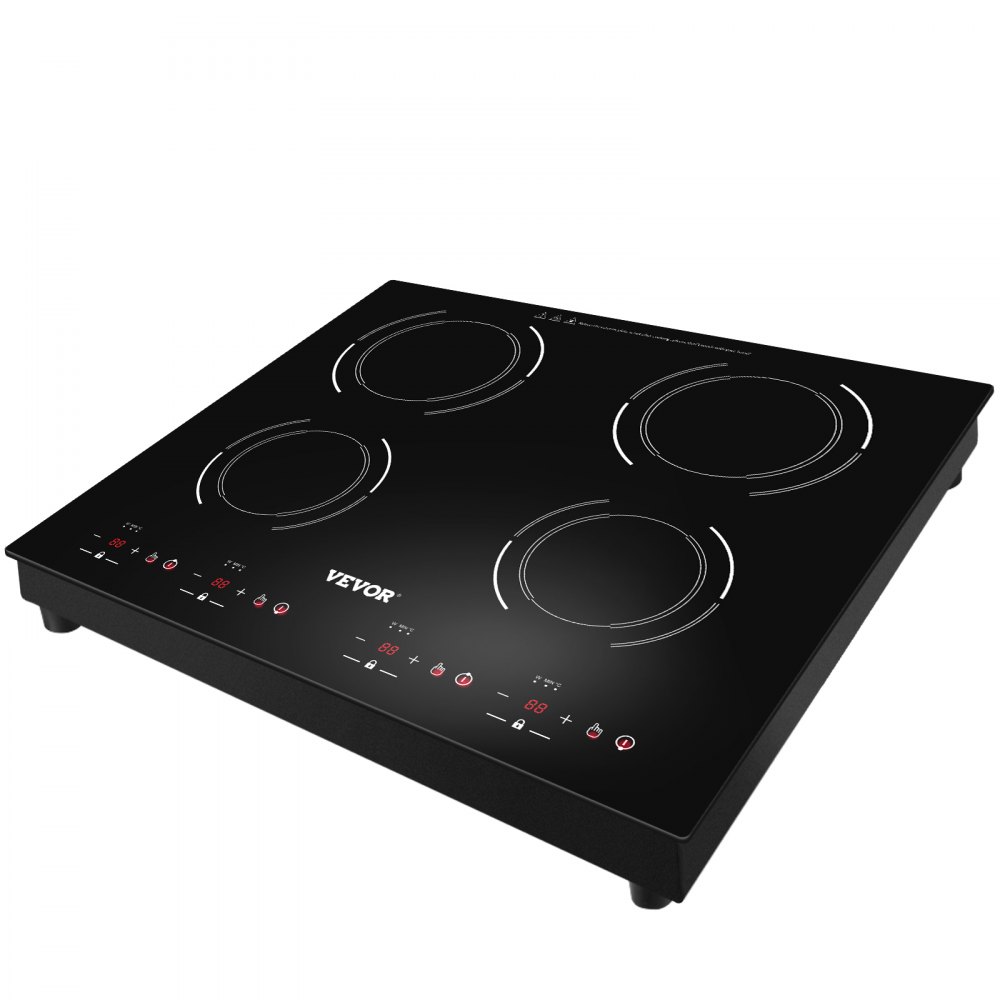 VEVOR Electric Induction Cooktop Built-in Stove Top 23in 4 Burners 220V