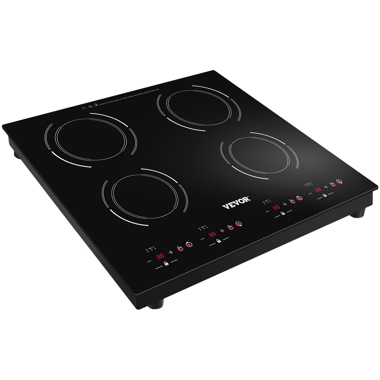 VEVOR Electric Induction Cooktop Built-in Stove Top 23in 4 Burners 220V
