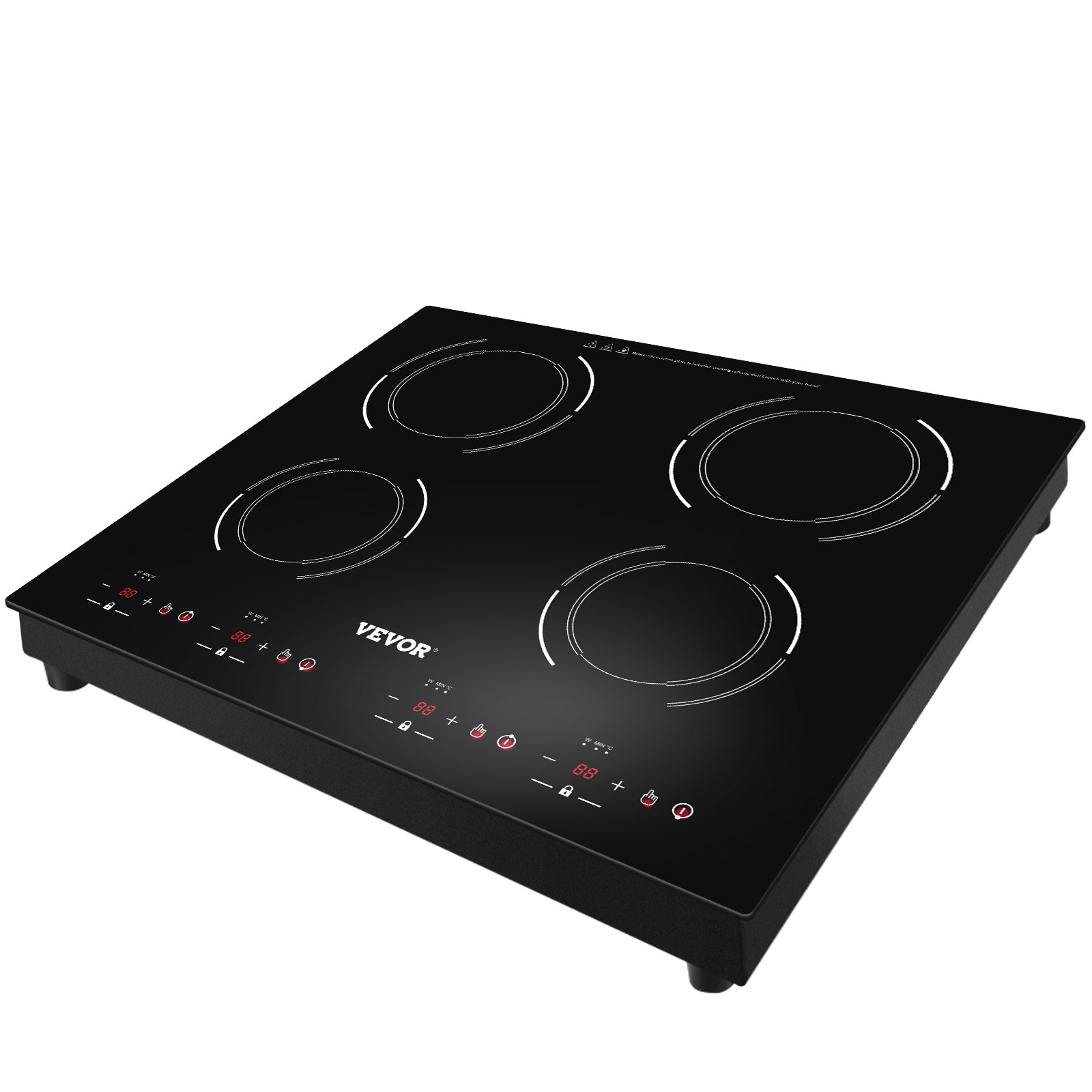 VEVOR Electric Induction Cooktop Built-in Stove Top 23in 4 Burners 220V