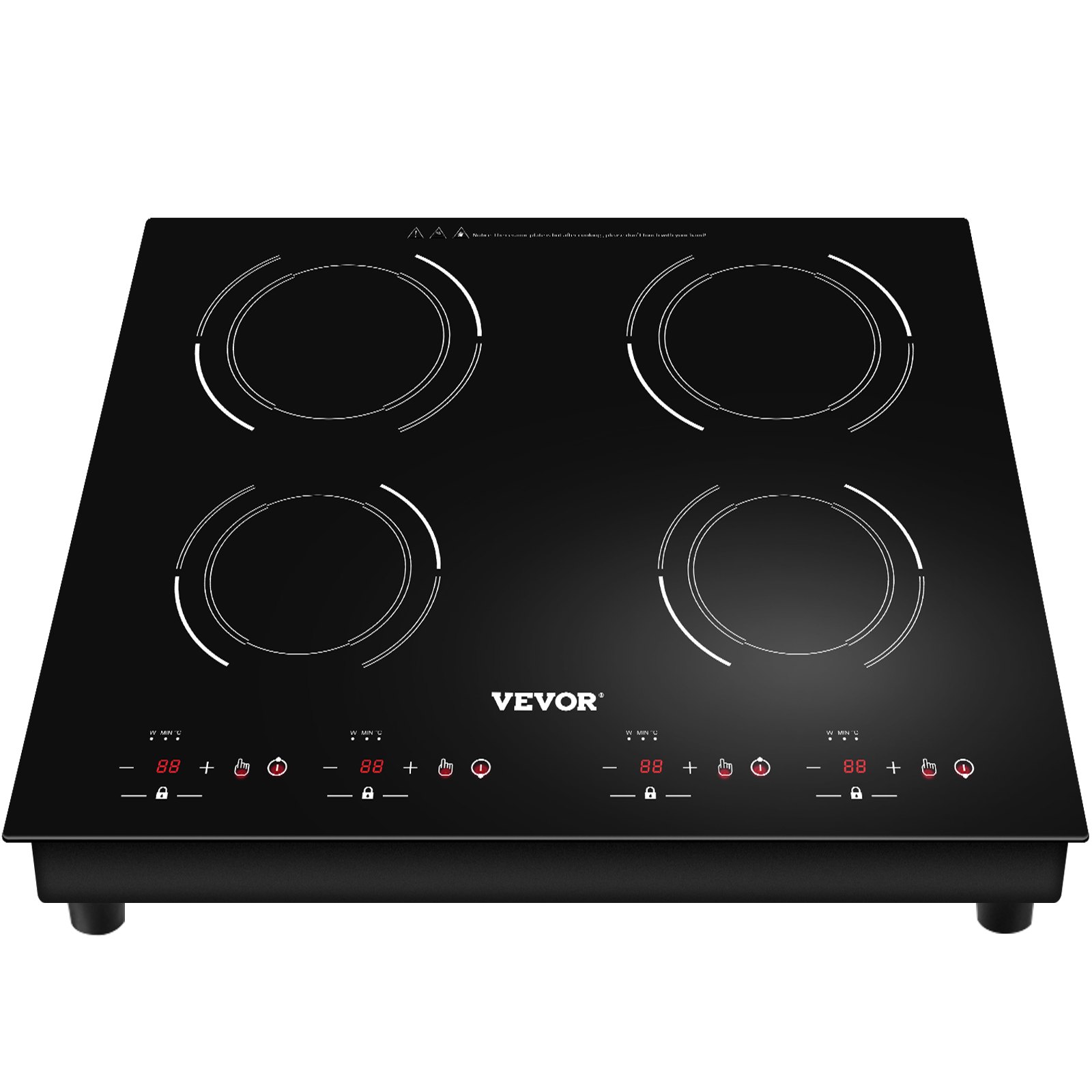 VEVOR Electric Induction Cooktop Built-in Stove Top 23in 4 Burners 220V