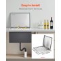 113.7 Qt Drop in Ice Chest Ice Cooler Ice Bin Stainless Steel 28"x20"x17"