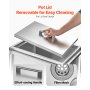 32.8 Qt Rolling Ice Chest Cooler Cart Outdoor Stand Up Ice Bin on Wheels