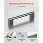 45.3 Qt Drop in Ice Chest Ice Cooler Ice Bin Stainless Steel 22"x17"x12"