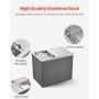 28.6 Qt Drop in Ice Chest Ice Cooler Ice Bin Stainless Steel 18"x12"x15"