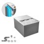 57.8 Qt Drop in Ice Chest Ice Cooler Ice Bin Stainless Steel 24"x18"x13"