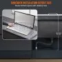 VEVOR Drop in Ice Chest, 24"L x 20"W x 15"H Stainless Steel Ice Cooler, Commercial Ice Bin with Hinged Cover, 40 qt Outdoor Kitchen Ice Bar, Drain-pipe and Drain Plug Included, for Cold Wine Beer