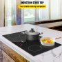 VEVOR Built-in Induction Electric Stove Top 5 Burners,35 Inch Electric Cooktop,9 Power Levels & Sensor Touch Control,Easy to Clean Ceramic Glass Surface,Child Safety Lock,240V