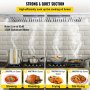 VEVOR insert range hood, 135w, 62db, stewing, roasting, frying, stir-frying, strong suction.