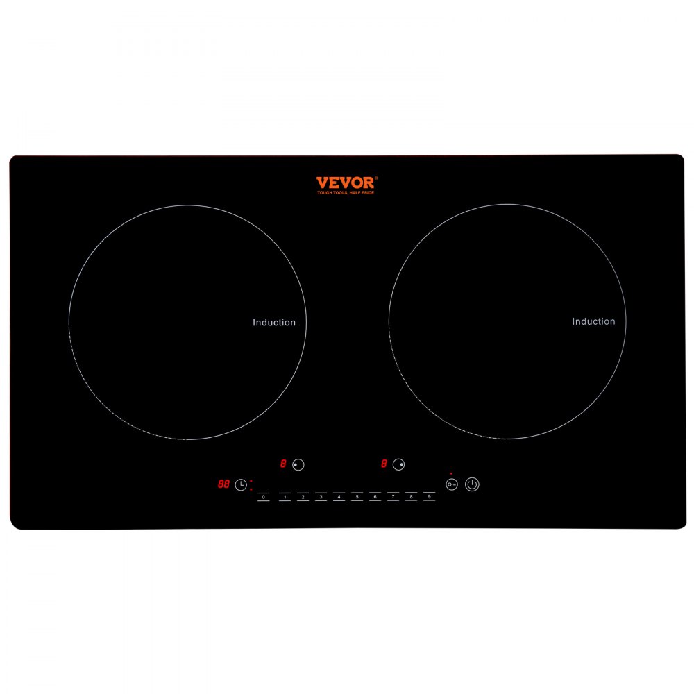 2-Burner Electric Induction Cooktop Stove Top Touch Control Child