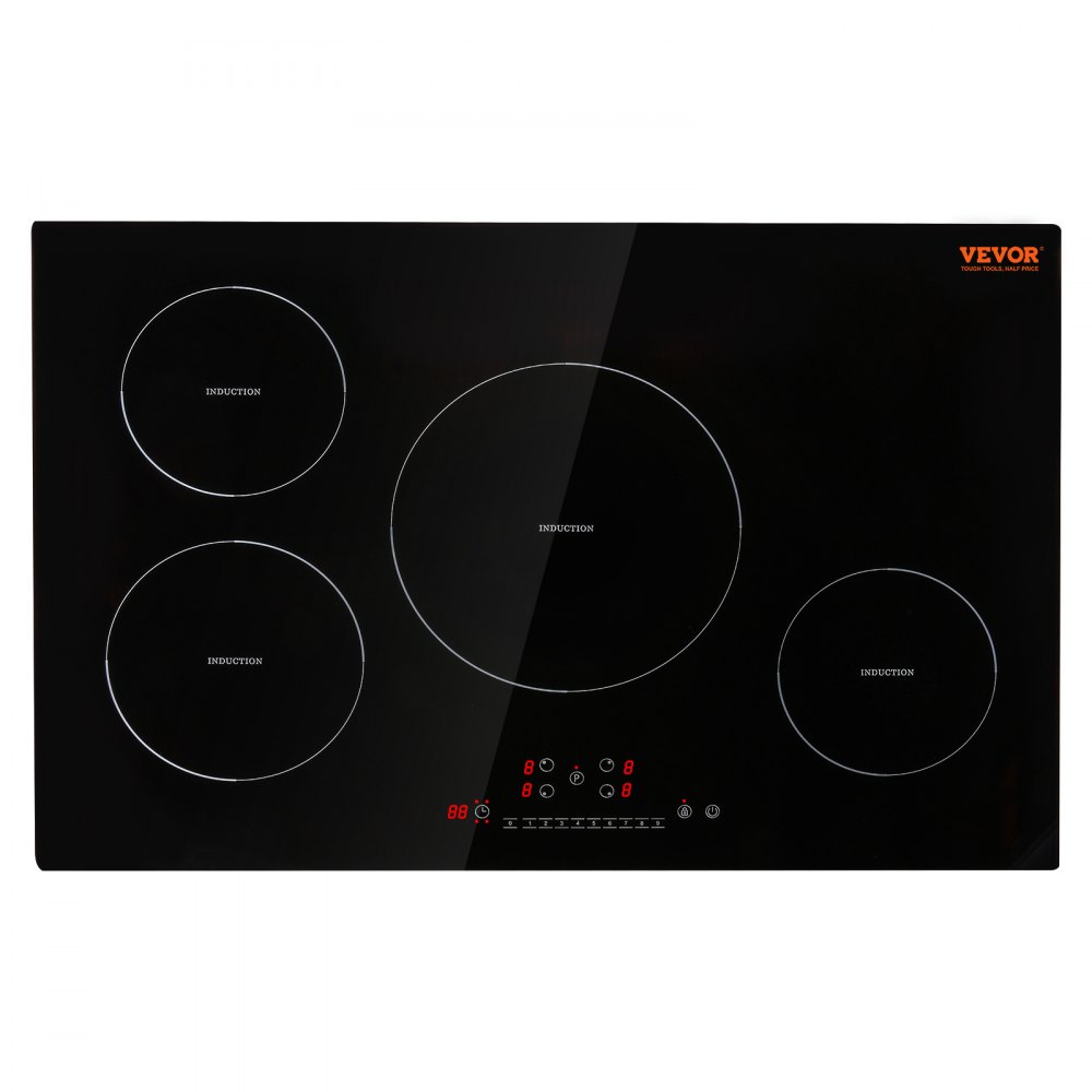 Placa eléctrica de doble quemador, con potente 1700 W, control de  temperatura ajustable, placa de cocina portátil compatible con todos los  utensilios