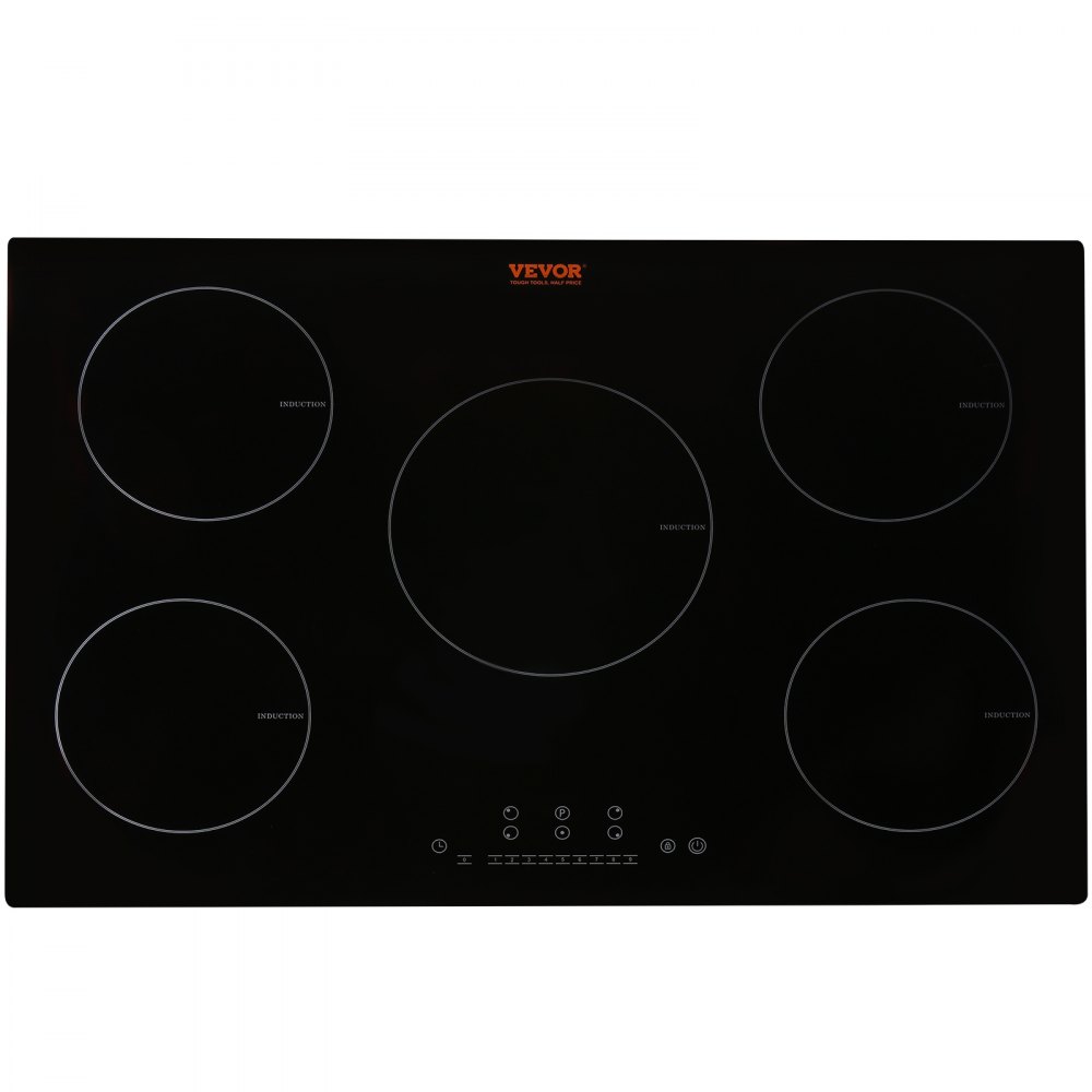 Electric Cooktop, 120V Electric Stove 9 Power Levels with 2 Burner