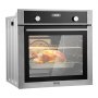 VEVOR Single Wall Oven 24" Electric Built-in Wall Oven 9 Functions 2.68 Cu. Ft