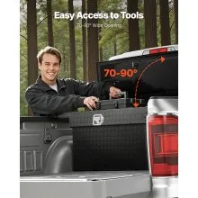 Crossover Tool Box 69x20x18 In Heavy Duty Aluminum Toolbox with Side Handles