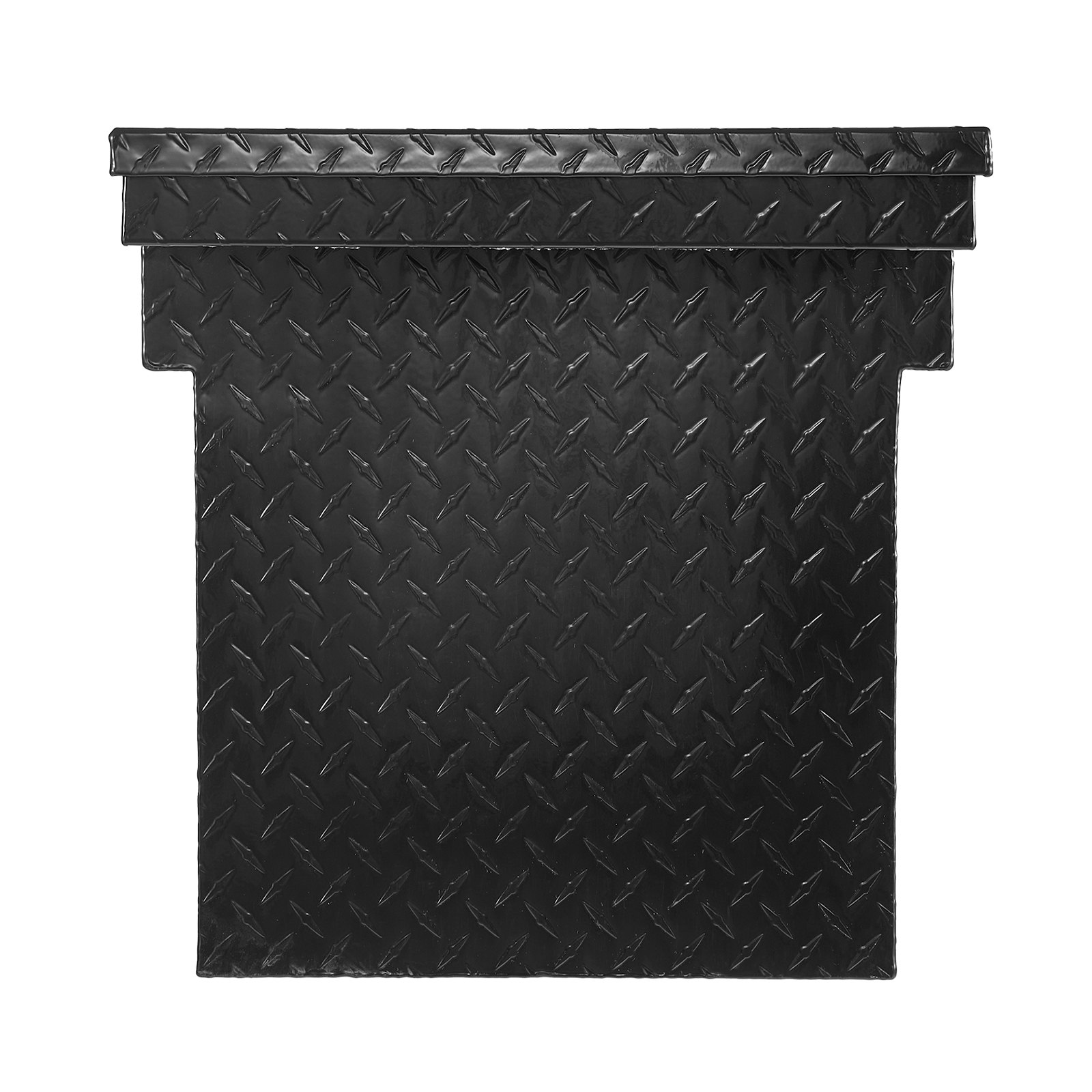 VEVOR Crossover Truck Tool Box, 69x12x14 In, Heavy Duty Aluminum Toolbox with Diamond Texture, Pick Up Truck Bed RV Trailer Toolbox, Waterproof Storage Organizer with Lock, Keys, Side Handles, Black