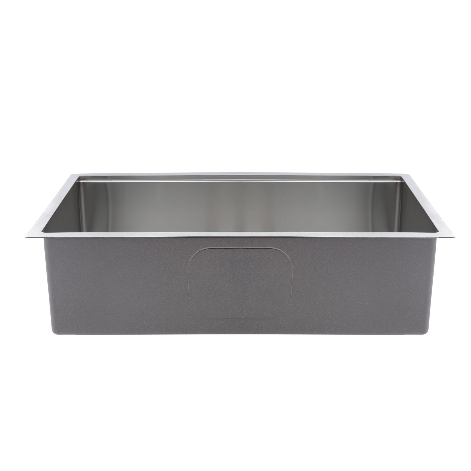 VEVOR 33-inch Kitchen Undermount Single Bowl Sinks, Stainless Steel Drop-In Farmhouse Basin with Ledge & Accessories, Household Dishwasher Sinks for RV, Prep Kitchen, Laundry Room, Bar