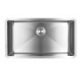 VEVOR 81 cm Kitchen Undermount Single Bowl Sinks, Stainless Steel Drop-In Farmhouse Basin with Accessories, Household Dishwasher Sinks for RV, Prep Kitchen, Laundry Room, Bar