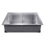 VEVOR 30 inch Kitchen Sink Workstation, 304 Stainless Steel Top Mount Sinks, Drop-In Single Bowl Farmhouse Basin with Ledge & Multiple Accessories, Household Dishwasher Sink for RV, Prep Kitchen, Bar