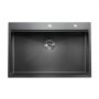 VEVOR 33 inch Kitchen Sink Workstation, 304 Stainless Steel Top Mount Sinks, Drop-In Single Bowl Farmhouse Basin with Ledge & Multiple Accessories, Household Dishwasher Sink for RV, Bar (Black)