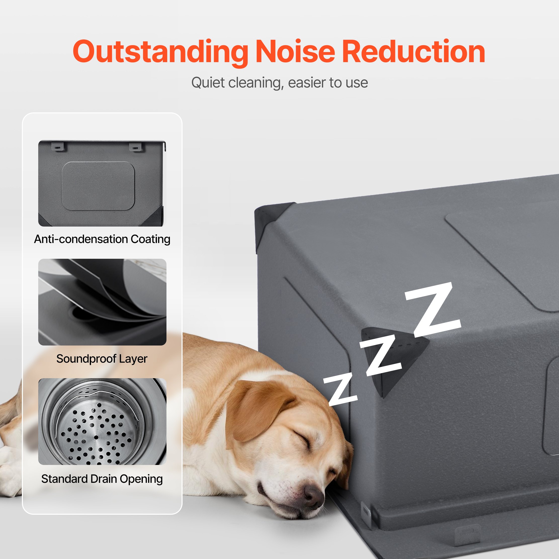 VEVOR 33 inch Kitchen Sink Workstation, 304 Stainless Steel Top Mount Sinks, Drop-In Single Bowl Farmhouse Basin with Accessories, Household Dishwasher Sinks for RV, Prep Kitchen, Laundry Room, Bar