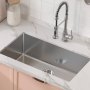 VEVOR Kitchen Sink, 304 Stainless Steel Drop-In Sinks, Undermount Single Bowl Basin with Accessories(Pack of 3), Household Dishwasher Sinks for Workstation, RV, Prep Kitchen, and Bar Sink, 30 inch"