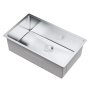 VEVOR Kitchen Sink, 304 Stainless Steel Drop-In Sinks, Undermount Single Bowl Basin with Accessories(Pack of 3), Household Dishwasher Sinks for Workstation, RV, Prep Kitchen, and Bar Sink, 30 inch"