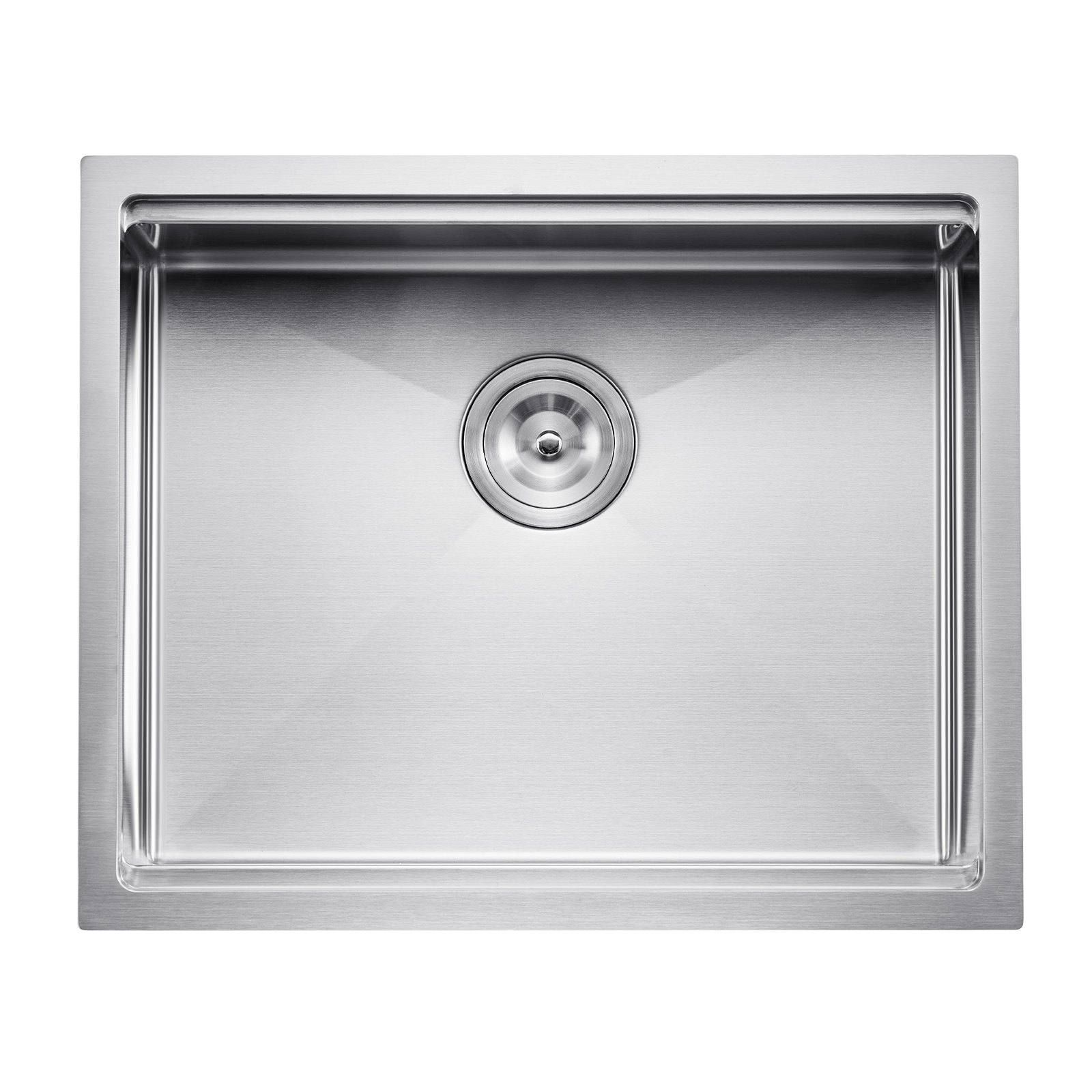 VEVOR 23 inch Kitchen Sink Workstation, 304 Stainless Steel Undermount Sink, Drop-In Single Bowl Farmhouse Basin with Ledge & Multiple Accessories, Household Dishwasher Sinks for RV, Prep Kitchen, Bar