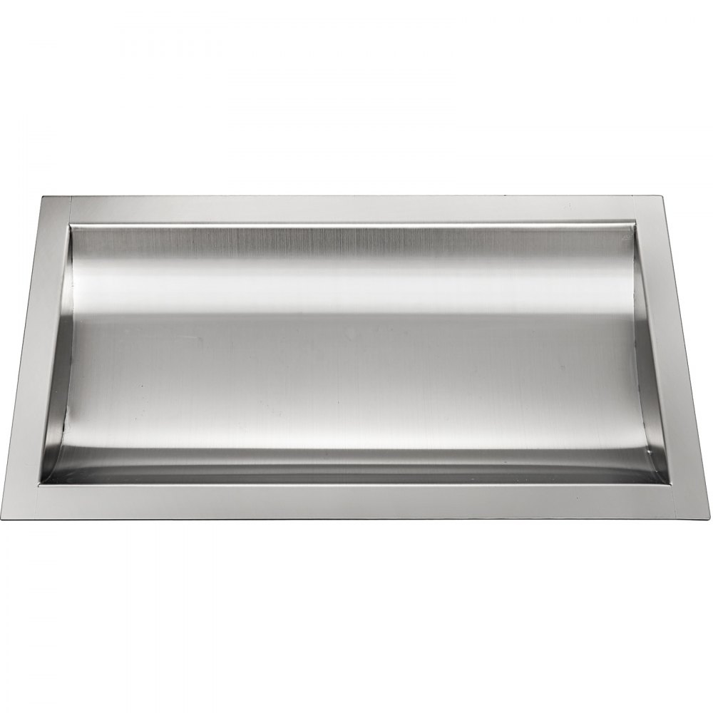 VEVOR 304 Stainless Steel Drop-In Deal Tray 14" Deep x 10" Wide x 2" High Brushed Finish for Cash register window