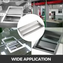 VEVOR 304 Stainless Steel Drop-In Deal Tray 14" Deep x 10" Wide x 2" High Brushed Finish for Cash register window