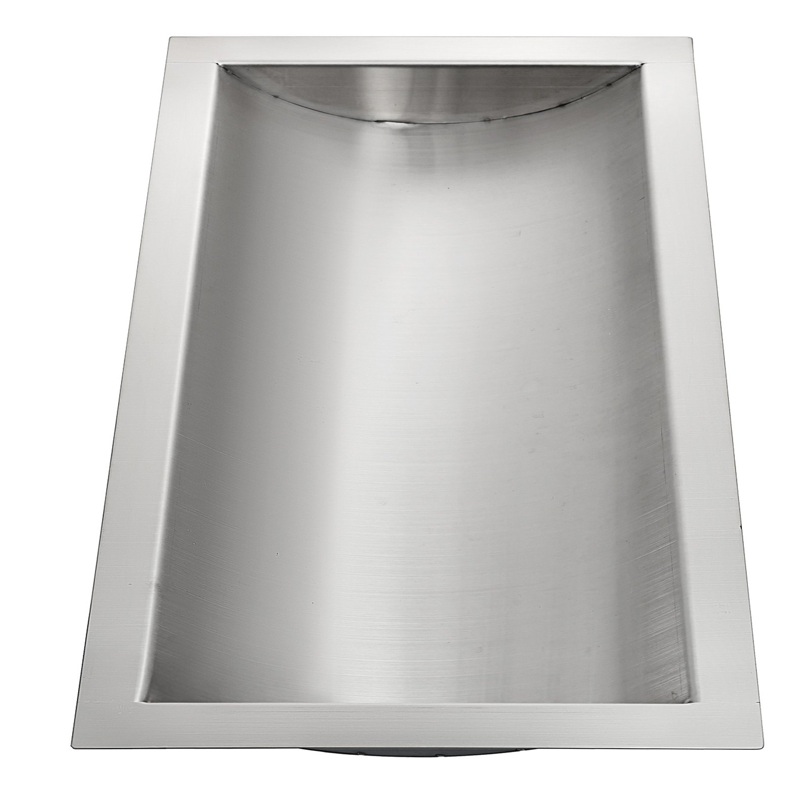VEVOR 304 Stainless Steel Drop-In Deal Tray 14" Deep x 10" Wide x 2" High Brushed Finish for Cash register window