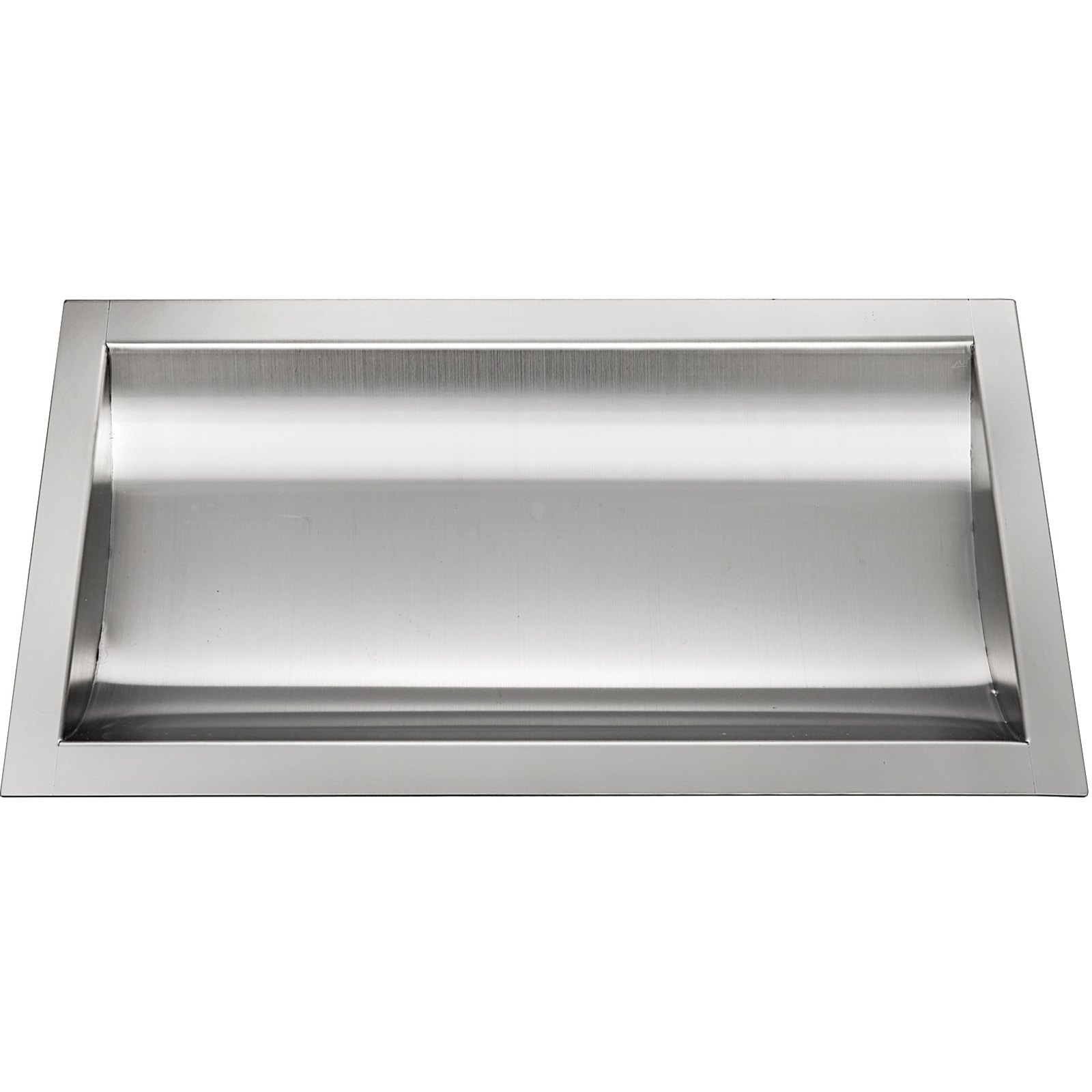 VEVOR 304 Stainless Steel Drop-In Deal Tray 14" Deep x 10" Wide x 2" High Brushed Finish for Cash register window