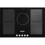 VEVOR Built-in Induction Cooktop, 30 inch 5 Burners, 220V Ceramic Glass Electric Stove Top with Knob Control, Timer & Child Lock Included, 9 Power Levels with Boost Function for Simmer Steam Fry