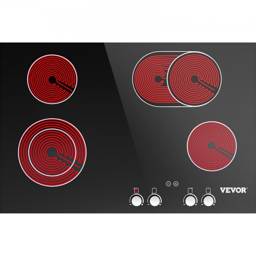 VEVOR Built-in Induction Cooktop, 35 inch 5 Burners, 220V Ceramic