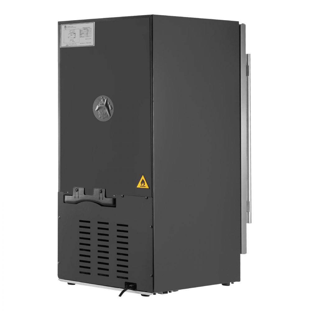 VEVOR Refrigerador de bebidas integrado de 24 pulgadas, refrigerador de bebidas de acero inoxidable con compresor Embraco, para el hogar, bar, oficina, comercial, uso en interiores al aire libre, (refrigerador de puerta de vidrio)