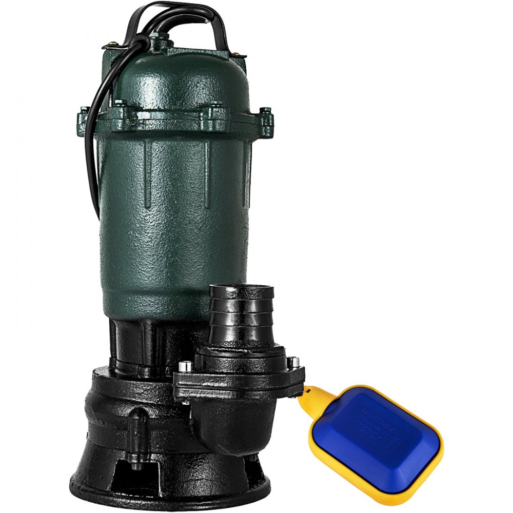 VEVOR Submersible Water Pump Vertical 500W with 20 Hose Length