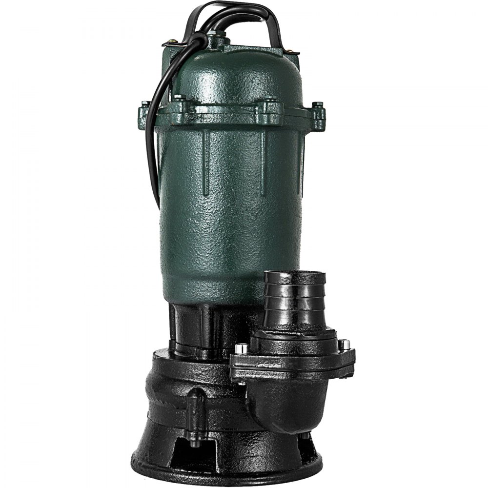 VEVOR Submersible Water Pump Vertical 500W with 20 Hose Length