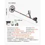 VEVOR Waterproof Metal Detector, 304.8 mm, Professional High Accuracy Gold Detector for Adults, with Display, Wireless Headphones, 7 Modes, Adjustable Length, for Detecting Gold Treasure Hunting, IP68