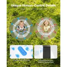 VEVOR Inflatable Bumper Balls 2-Pack, 4FT/1.2M Body Sumo Zorb Balls for Teen & Adult, 0.8mm Thick PVC Human Hamster Bubble Balls for Outdoor Team Gaming Play, Bumper Bopper Toys for Garden, Yard, Park