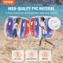 VEVOR Inflatable Bumper Balls 2-Pack, 4FT/1.2M Body Sumo Zorb Balls for Kids & Teens, Durable PVC Human Hamster Bubble Balls for Outdoor Team Gaming Play, Bumper Bopper Toys for Playground, Yard, Park