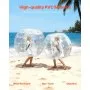 VEVOR Inflatable Bumper Balls 2-Pack, 4FT/1.2M Body Sumo Zorb Balls for Teen & Adult, 0.8mm Thick PVC Human Hamster Bubble Balls for Outdoor Team Gaming Play, Bumper Bopper Toys for Garden, Yard, Park