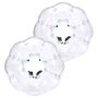 VEVOR Inflatable Bumper Balls 2-Pack, 4FT/1.2M Body Sumo Zorb Balls for Teen & Adult, 0.8mm Thick PVC Human Hamster Bubble Balls for Outdoor Team Gaming Play, Bumper Bopper Toys for Garden, Yard, Park